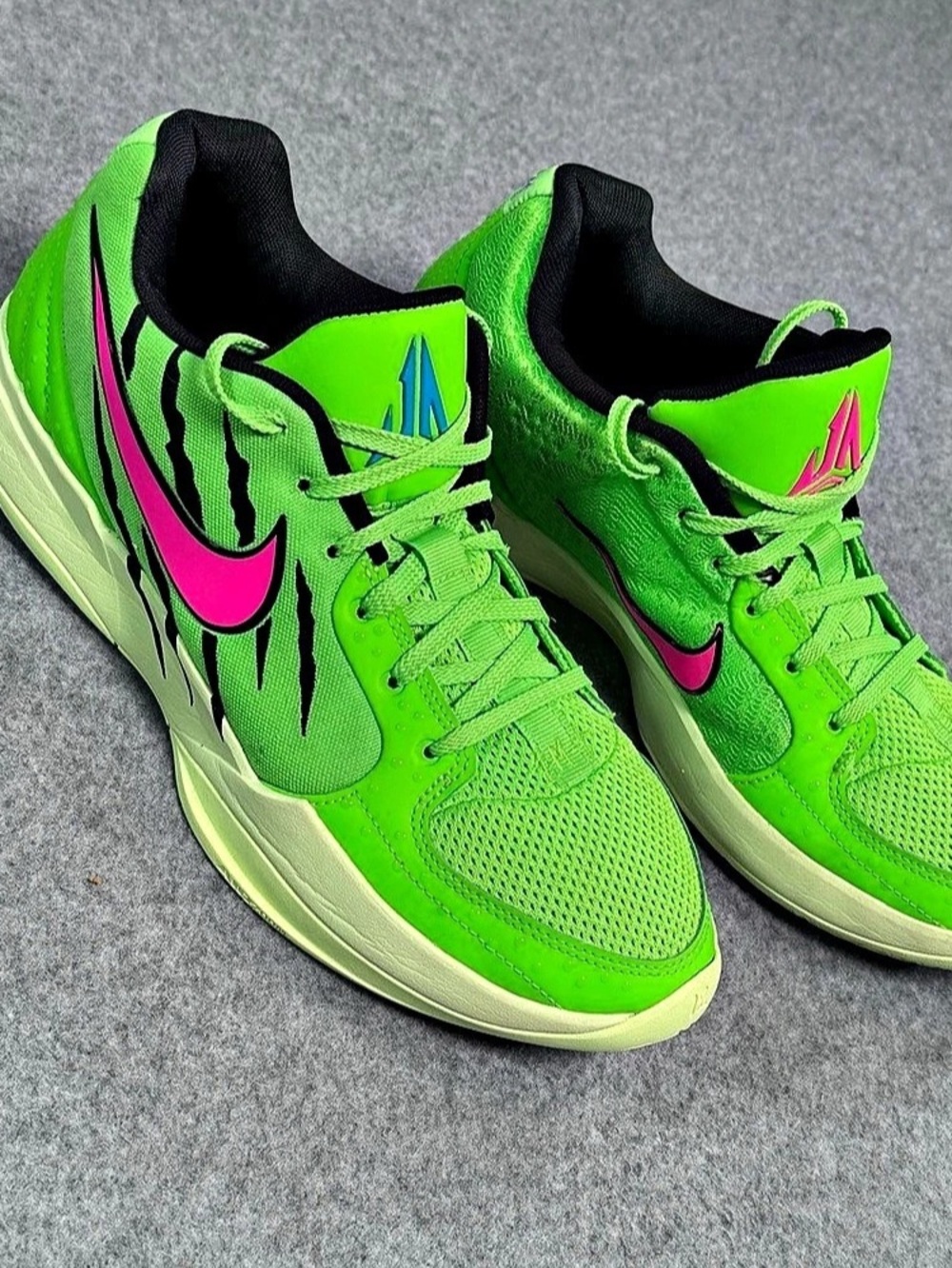 Nike Ja 1 Men's Basketball Shoes Green Pink US 10